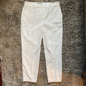 Express stretchy high rise white business pants!